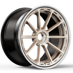 Vorsteiner FR-Aero 310 wheel in a bronze finish, angled view, alternate