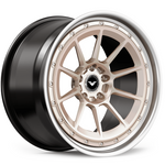 Vorsteiner GTE-353 wheel in a bronze finish, angled view