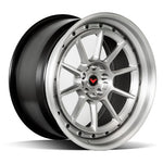Vorsteiner GTE-353 wheel in a silver finish, angled view, alternate