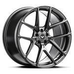 Vorsteiner V-FF 101 wheel in Carbon Graphite, angled view, for Porsche 911 (20x9/20x11)