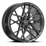 Vorsteiner V-FF 111 wheel in Carbon Graphite, angled view, for Audi A4 (18x8.5)