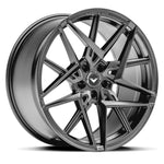 Vorsteiner V-FF 113 wheel in Carbon Graphite, angled view, for Mercedes-Benz C43 AMG