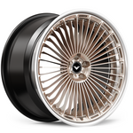 Vorsteiner VE-391 wheel in a bronze finish, angled view