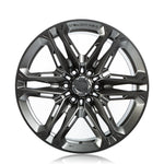 Vorsteiner Venomrex VR-604 wheel in Carbon Graphite, front face view, for Dodge Ram 1500