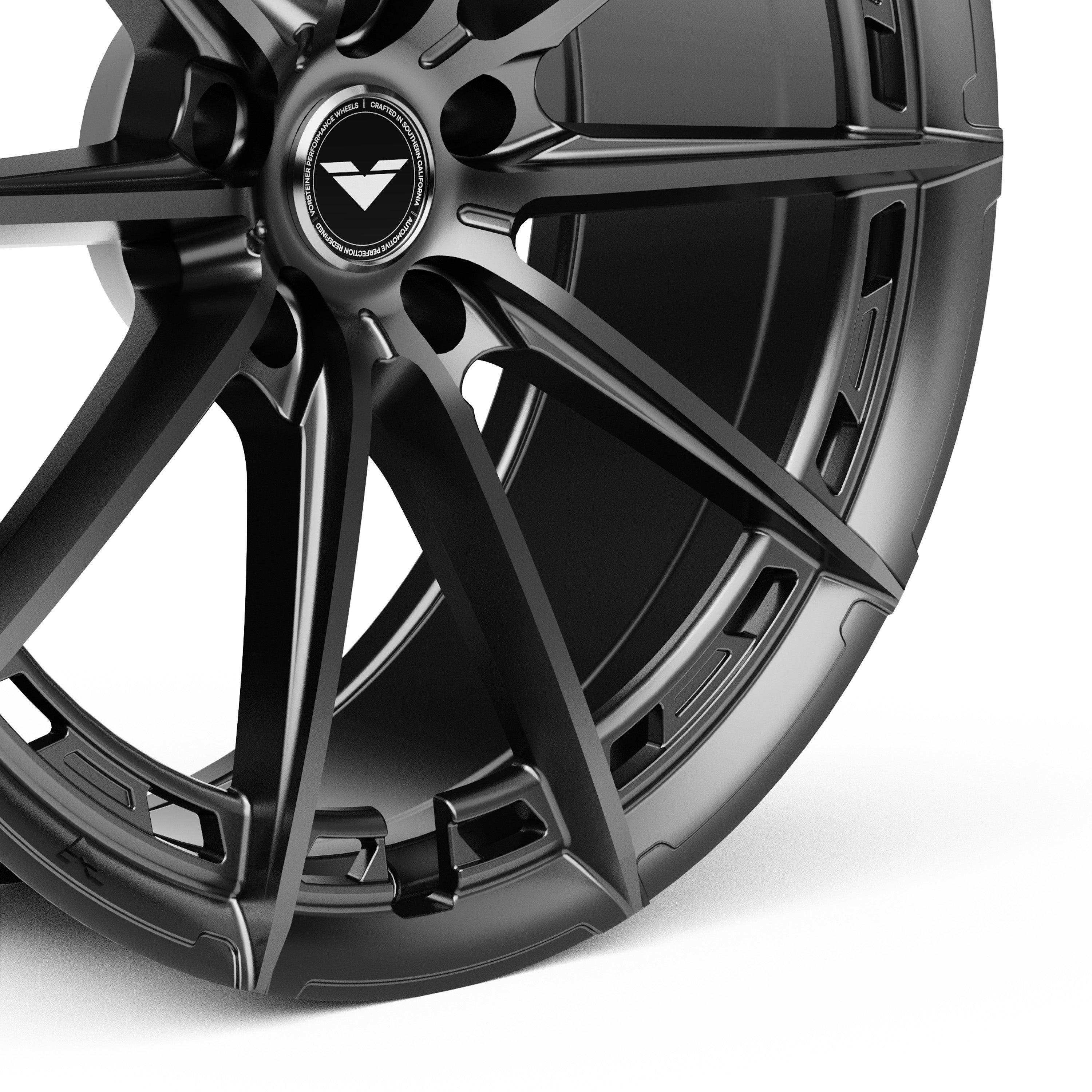 Vorsteiner VFX-001 spokes close-up in Carbon Graphite, for Audi A4 Allroad
