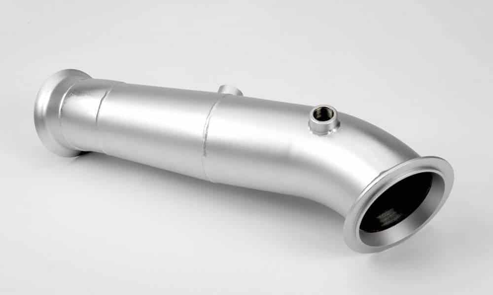VRSF 4in N55 race downpipe with Cerakote coating for after-08/13 335i, 435i, M235i and M2