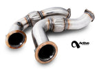 Active Autowerke Catless Downpipes for BMW E-Chassis V8 X5M X6M X5 X6 550i