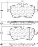 StopTech Performance 06-09 Mini Cooper/Cooper S Front Brake Pads