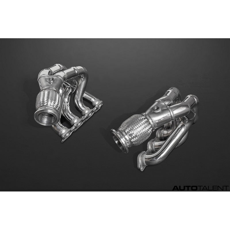 Capristo Exhaust Headers with Heat Blankets For 458 Spider - AutoTalent