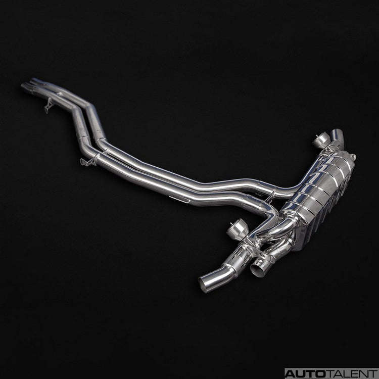 Capristo Exhaust Cat-Back Exhaust with Middle Silencer Spare for OEM Tips For Lamborghini Urus - AutoTalent