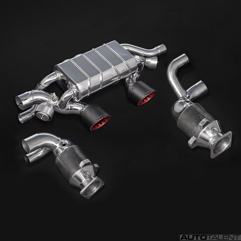 Capristo Exhaust Cat-Back Exhaust System With Carbon Tips For Porsche 991.2 Carrera GTS - AutoTalent