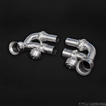Capristo Exhaust Valved Middle Silencer Delete Pipes For Porsche 997 GT3 RS - AutoTalent