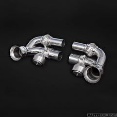 Capristo Exhaust Valved Middle Silencer Delete Pipes For Porsche GT3 - AutoTalent