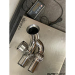 Capristo Exhaust Valved Middle Silencer Delete Pipes For 911 997 GT3 - AutoTalent