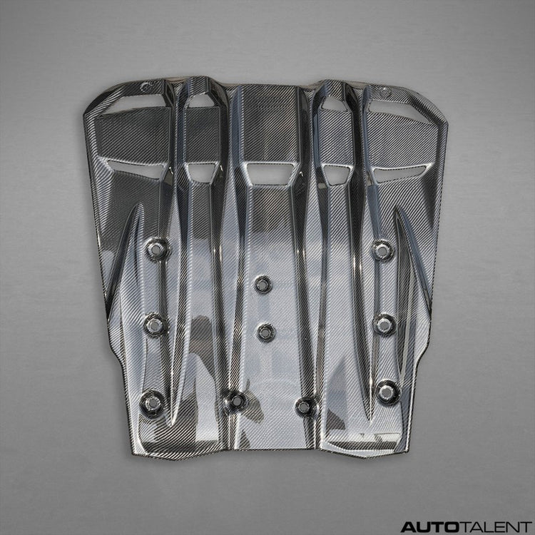 Capristo Exhaust Carbon Fiber Engine Diffuser For Porsche 991.2 GT3 - AutoTalent