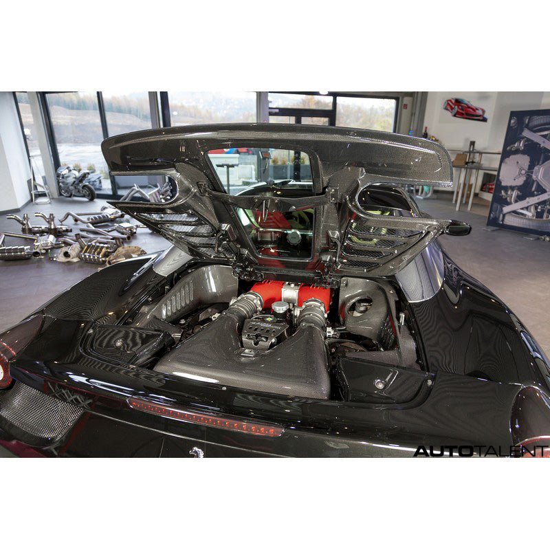 Capristo Aero Carbon Side Engine Compartment Covers Ferrari 458 - AutoTalent
