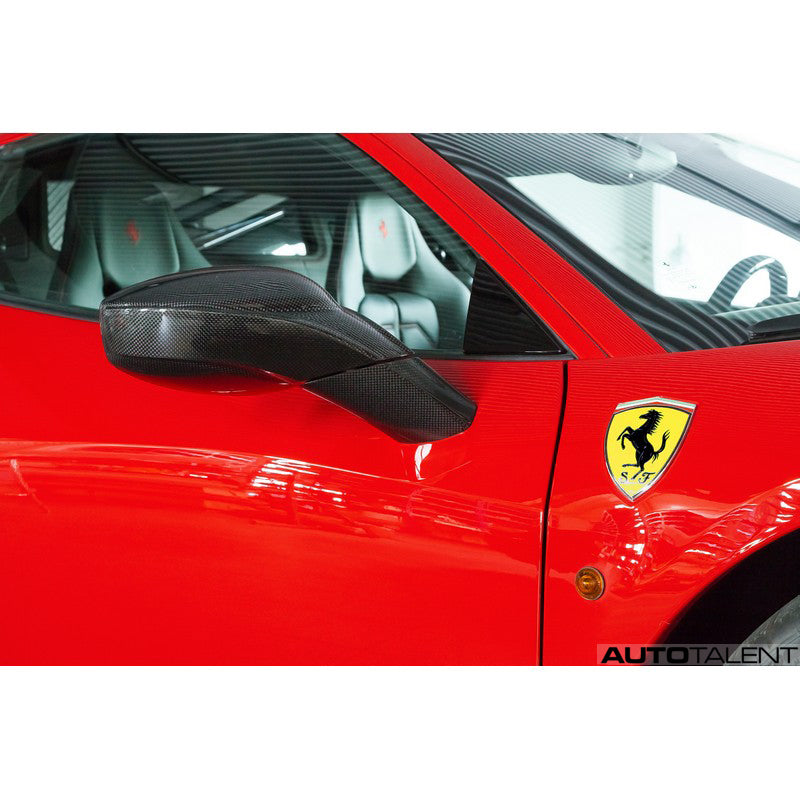 Capristo Aero Carbon Mirror Cases For 458 Spider - AutoTalent