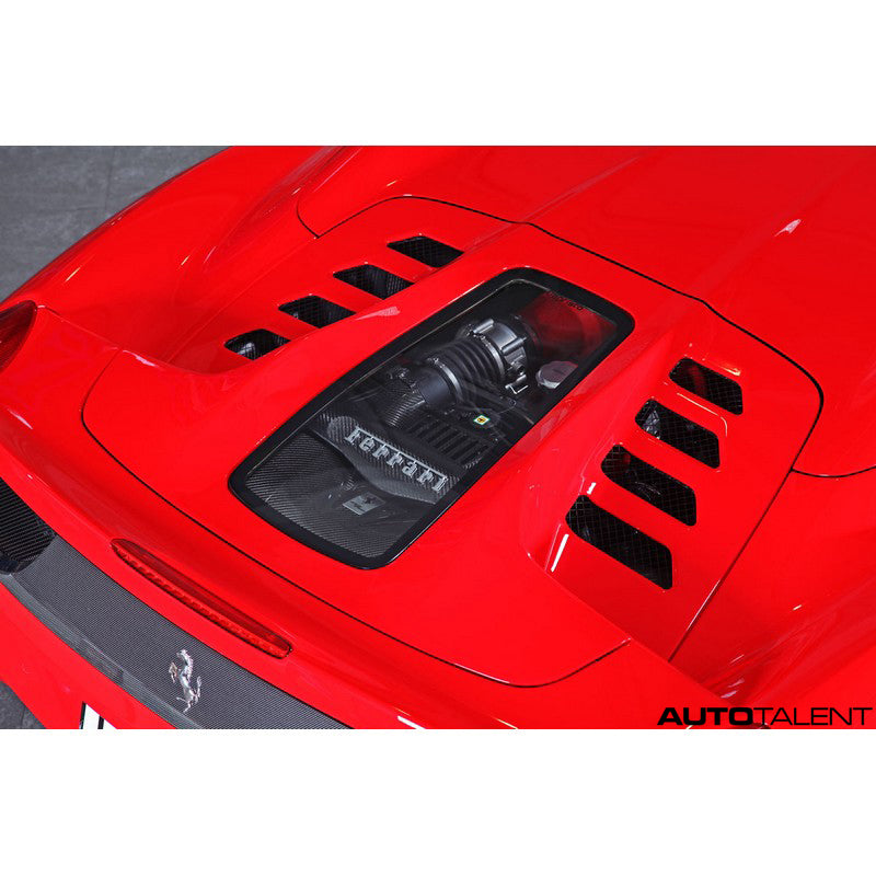 Capristo Aero Carbon and Glass Bonnet For Ferrari 458 Spider - AutoTalent