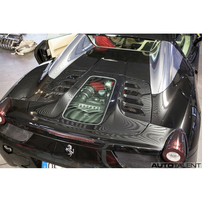 Capristo Aero Glass Bonnet For Ferrari 458 Spider - AutoTalent
