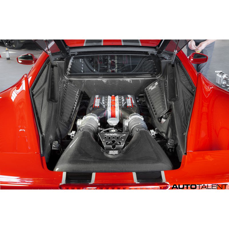 Capristo Aero Carbon Lock Cover Ferrari 458 Italia - AutoTalent