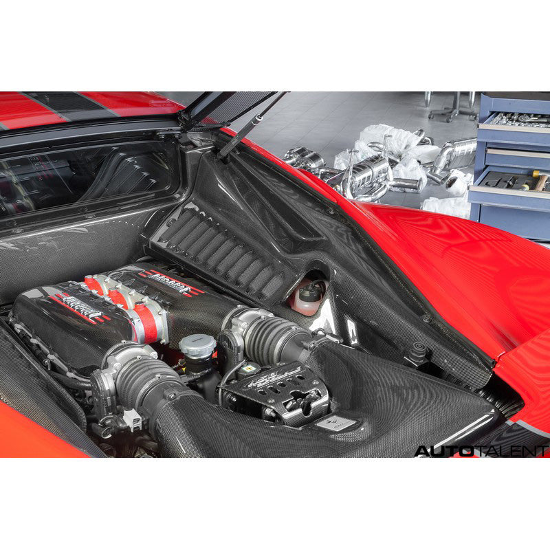 Capristo Aero Carbon Lock Cover For Ferrari 458 - AutoTalent