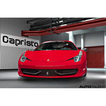 Capristo Aero Carbon Front Wings For 458 Italia - AutoTalent