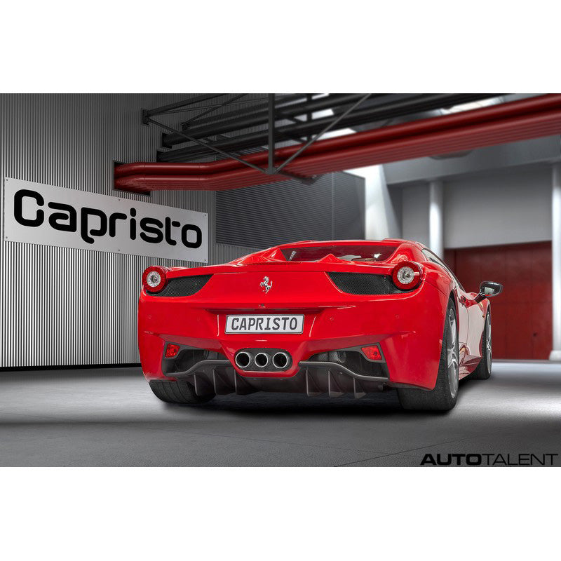 Capristo Aero Carbon Rear Diffuser For 458 Spider - AutoTalent