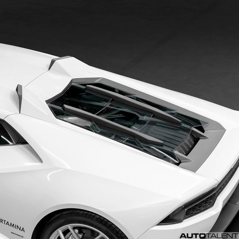 Capristo Exhaust Carbon and Glass Bonnet with Scoops Lamborghini Huracan Performante - AutoTalent