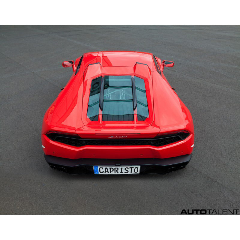 Capristo Exhaust Carbon and Glass Bonnet with Scoops For Lamborghini Huracan LP610 - AutoTalent