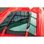 Capristo Exhaust Carbon and Glass Bonnet with Scoops For  Huracan LP580 - AutoTalent