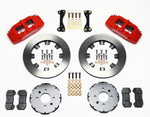 Wilwood Dynapro 6 Front Hat Kit 12.19in Red 90-99 Civic w/240 mm Disc