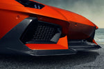 Vorsteiner  Aero Front Spoiler Carbon Fiber PP 2x2 Glossy LAMBORGHINI AVENTADOR ZARAGOZA EDIZIONE PROGRAM - autotalent