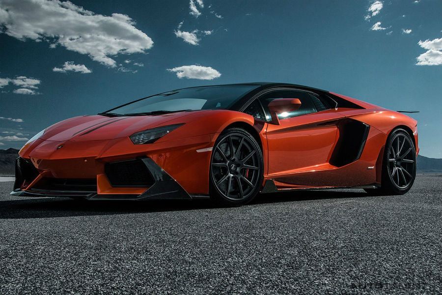 Vorsteiner  Aero Front Spoiler Carbon Fiber PP 2x2 Glossy LAMBORGHINI AVENTADOR ZARAGOZA EDIZIONE PROGRAM - autotalent