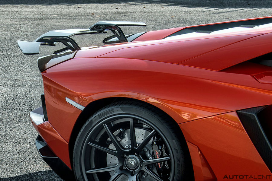 Vorsteiner Aero Wing Carbon Fiber PP 2x2 Glossy LAMBORGHINI AVENTADOR ZARAGOZA EDIZIONE PROGRAM - autotalent