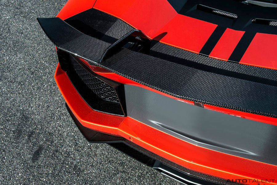 Vorsteiner Aero Wing Carbon Fiber PP 2x2 Glossy LAMBORGHINI AVENTADOR ZARAGOZA EDIZIONE PROGRAM - autotalent