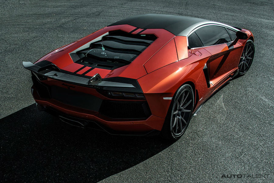 Vorsteiner Aero Wing Carbon Fiber PP 2x2 Glossy LAMBORGHINI AVENTADOR ZARAGOZA EDIZIONE PROGRAM - autotalent