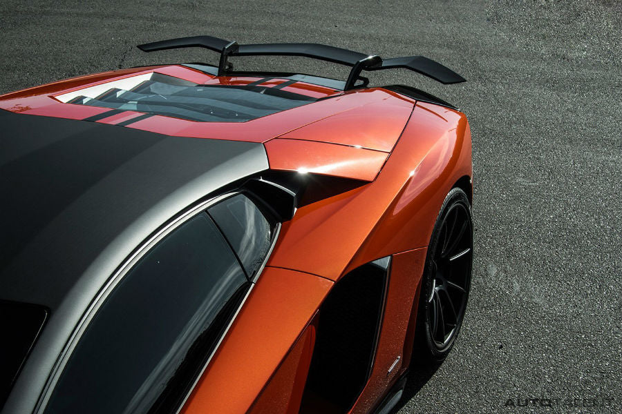 Vorsteiner Aero Wing Carbon Fiber PP 2x2 Glossy LAMBORGHINI AVENTADOR ZARAGOZA EDIZIONE PROGRAM - autotalent
