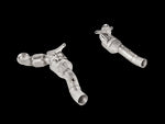 Akrapovic 16-17 Ferrari 488 GTB/488 Spyder Link Pipe Set w/ Cat (SS)