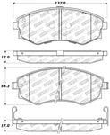 StopTech Performance 89-1/94 Nissan 240SX (w/ABS) 92-01/05-06 Hyundai Elantra Front Brake Pads