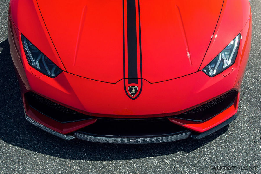 Vorsteiner Aero Front Spoiler Carbon Fiber PP 2x2 Glossy LAMBORGHINI HURACAN VERONA EDIZIONE PROGRAM - autotalent