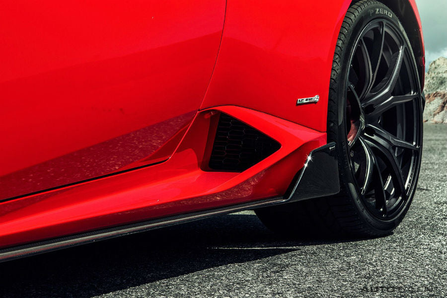 Vorsteiner Aero Side Blades Carbon Fiber PP 2x2 Glossy LAMBORGHINI HURACAN VERONA EDIZIONE PROGRAM - autotalent