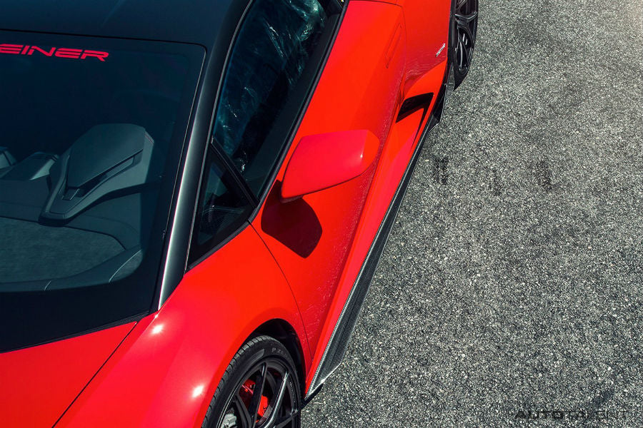 Vorsteiner Aero Side Blades Carbon Fiber PP 2x2 Glossy LAMBORGHINI HURACAN VERONA EDIZIONE PROGRAM - autotalent