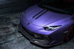 Vorsteiner Aero Front Bumper w/ Front Spoiler Carbon Fiber PP 2x2 Glossy LAMBORGHINI HURACAN NOVARA EDIZIONE PROGRAM - autotalent