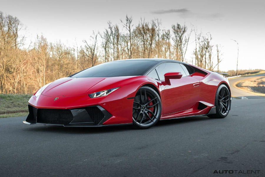 Vorsteiner Aero Side Blades Carbon Fiber PP 2x2 Glossy LAMBORGHINI HURACAN NOVARA EDIZIONE PROGRAM - autotalent