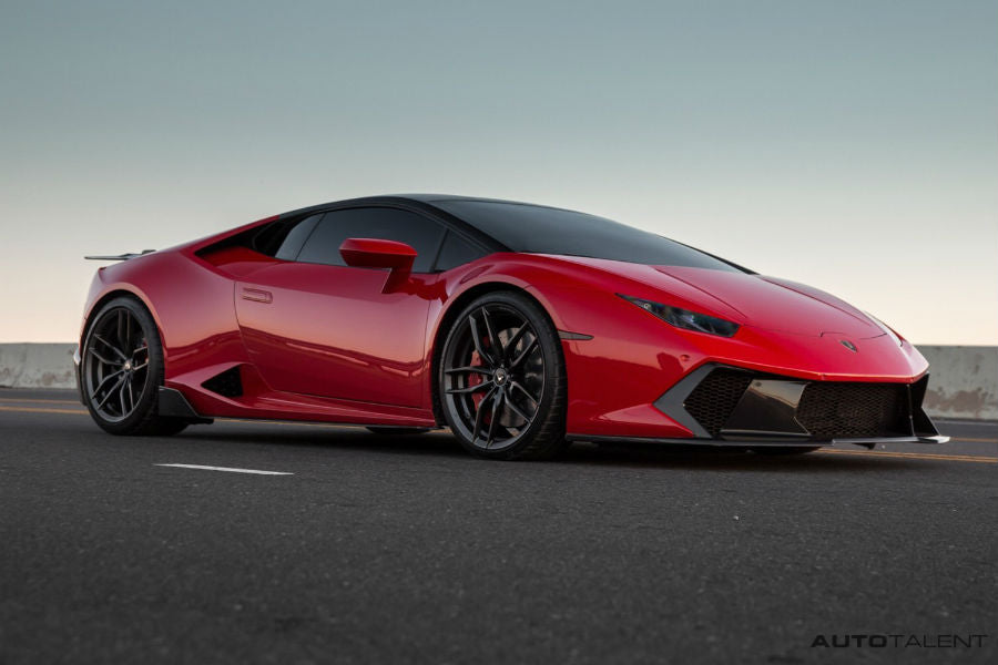 Vorsteiner Aero Side Blades Carbon Fiber PP 2x2 Glossy LAMBORGHINI HURACAN NOVARA EDIZIONE PROGRAM - autotalent