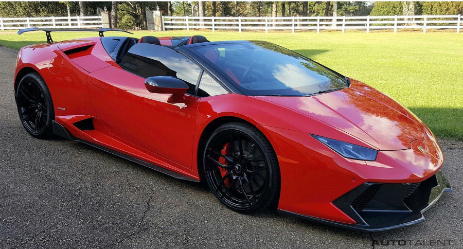 Vorsteiner Aero Side Blades Carbon Fiber PP 2x2 Glossy LAMBORGHINI HURACAN NOVARA EDIZIONE PROGRAM - autotalent