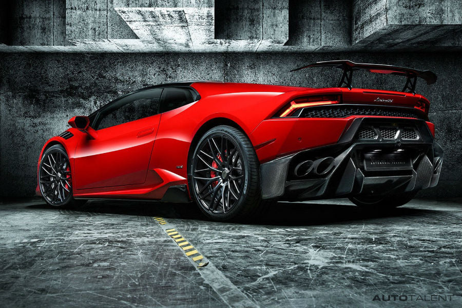 Vorsteiner Aero Side Blades Carbon Fiber PP 2x2 Glossy LAMBORGHINI HURACAN NOVARA EDIZIONE PROGRAM - autotalent