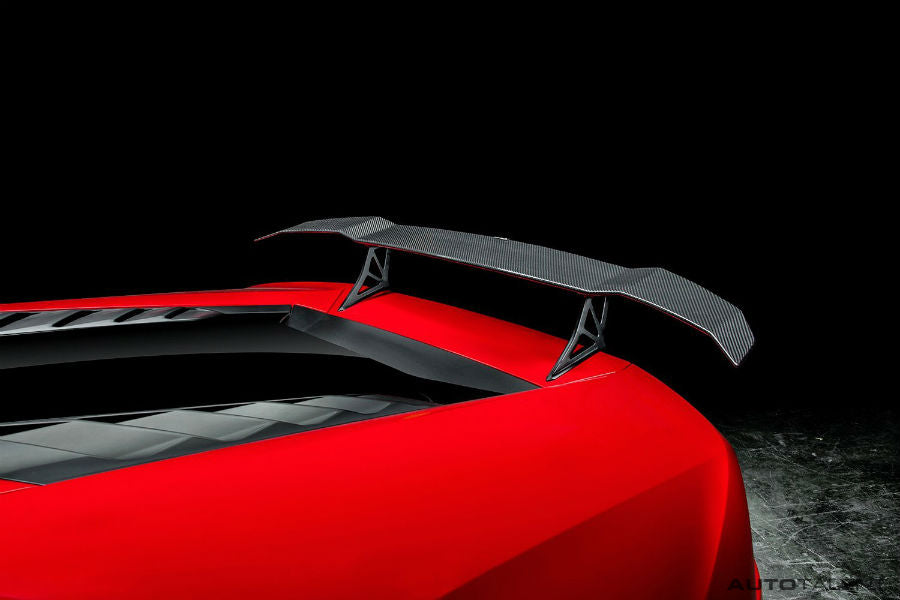 Vorsteiner Aero Wing Blade w/ Aluminum Uprights Carbon Fiber PP 2x2 Glossy  LAMBORGHINI HURACAN NOVARA EDIZIONE PROGRAM - autotalent
