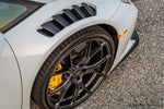 Vorsteiner Aero Front Fenders w/ Integrated Vents and Splash Sheilds Carbon Fiber PP 2x2 Glossy LAMBORGHINI HURACAN NOVARA EDIZIONE PROGRAM - autotalent