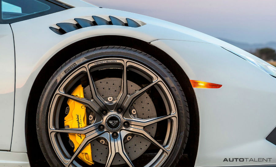 Vorsteiner Aero Front Fenders w/ Integrated Vents and Splash Sheilds Carbon Fiber PP 2x2 Glossy LAMBORGHINI HURACAN NOVARA EDIZIONE PROGRAM - autotalent